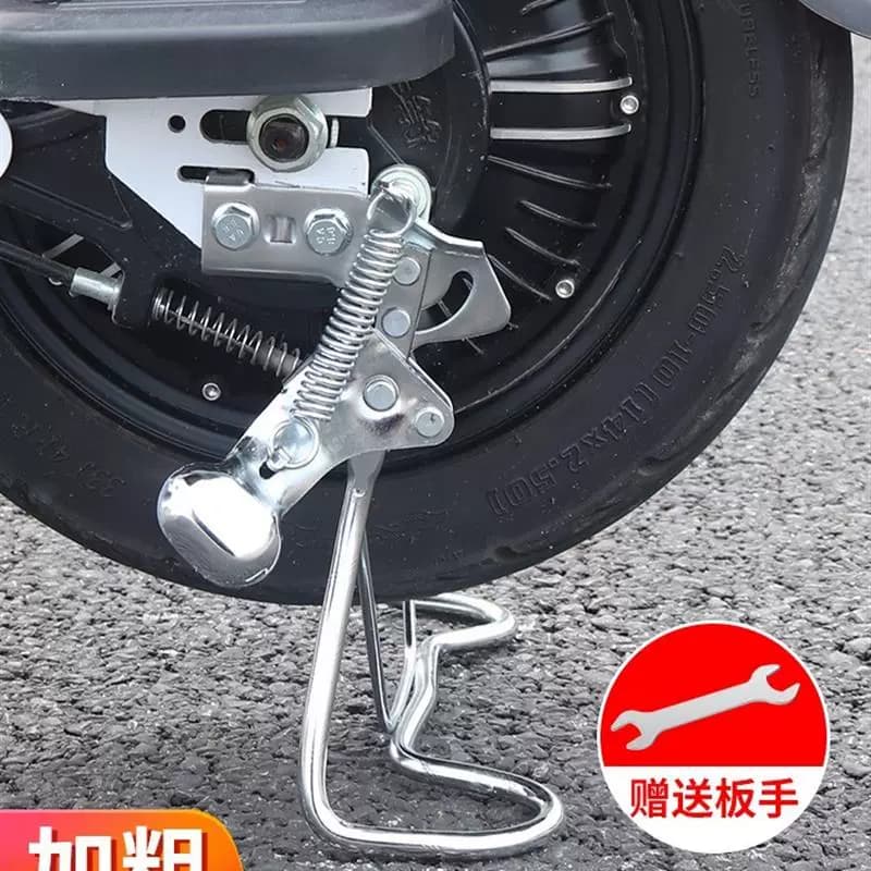 Electric bicycle footrest suitable for Yadea Aima Tailin Xiaodao Xiaoniu electric scooter rear footrest double stand thickened