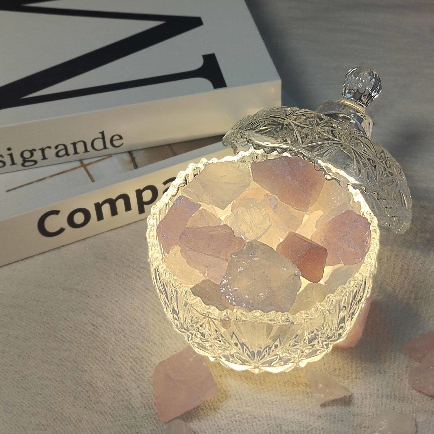 Night Light, Dorm Room Aromatherapy Crystal Stone Diffuser, Home Fragrance, Hot Selling