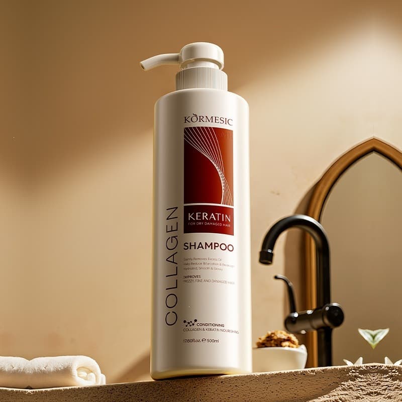 Southeast Asia Philippines KORMESIC Collagen Keratin Shampoo & Volumizing Care, Export Stock Wholesale