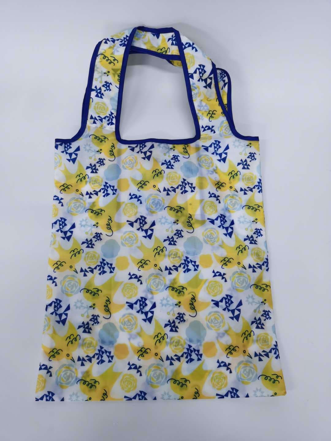 Factory Custom Drawstring Bag Foldable Shopping Bag Portable Lightweight Bag Waterproof Tote Oxford Storage Pouch