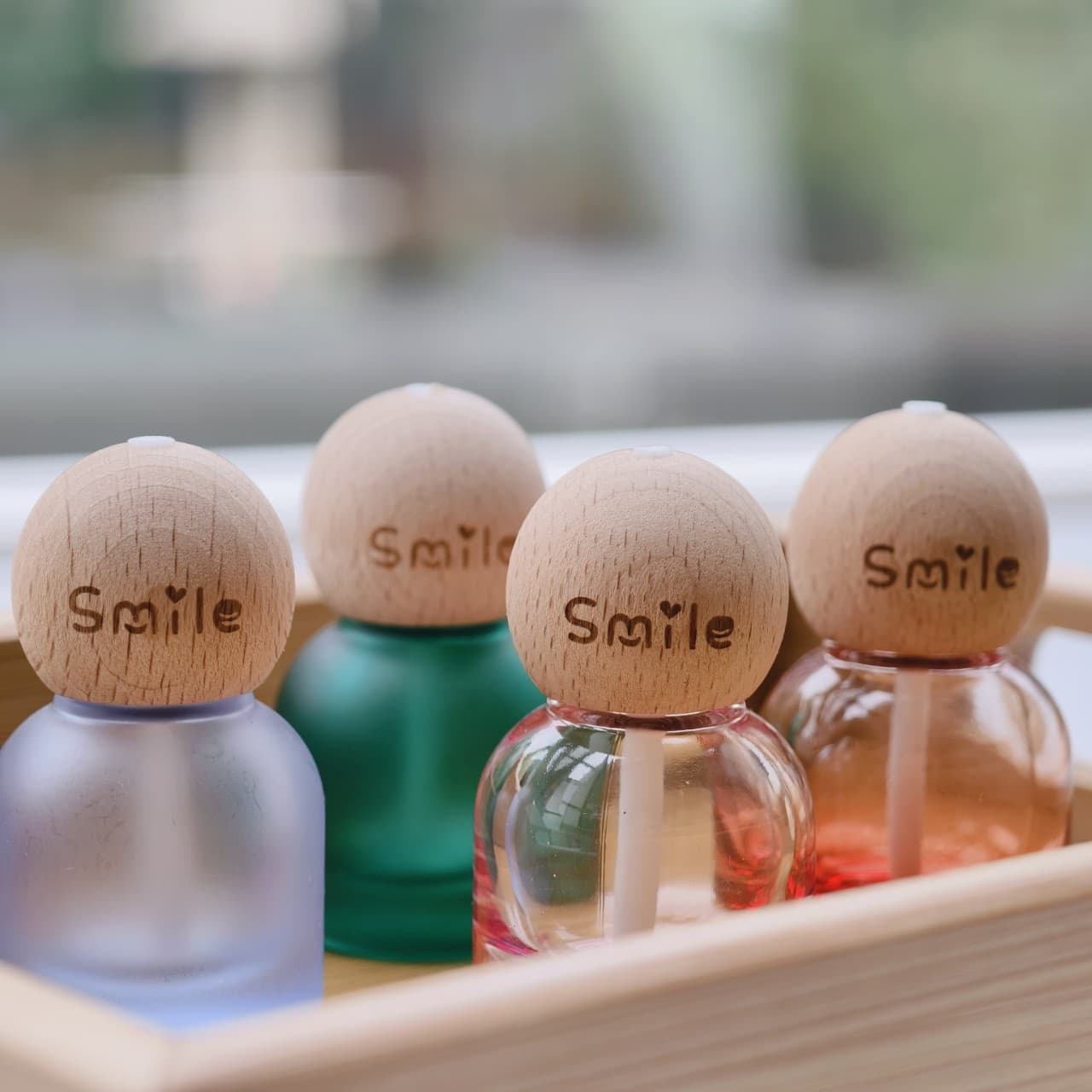 Creative Aroma Bottle Premium Small Decorative Diffuser Bottle for Indoor Scent Dispersion, Essential Oil Refill Empty Bottle with Laser Logo