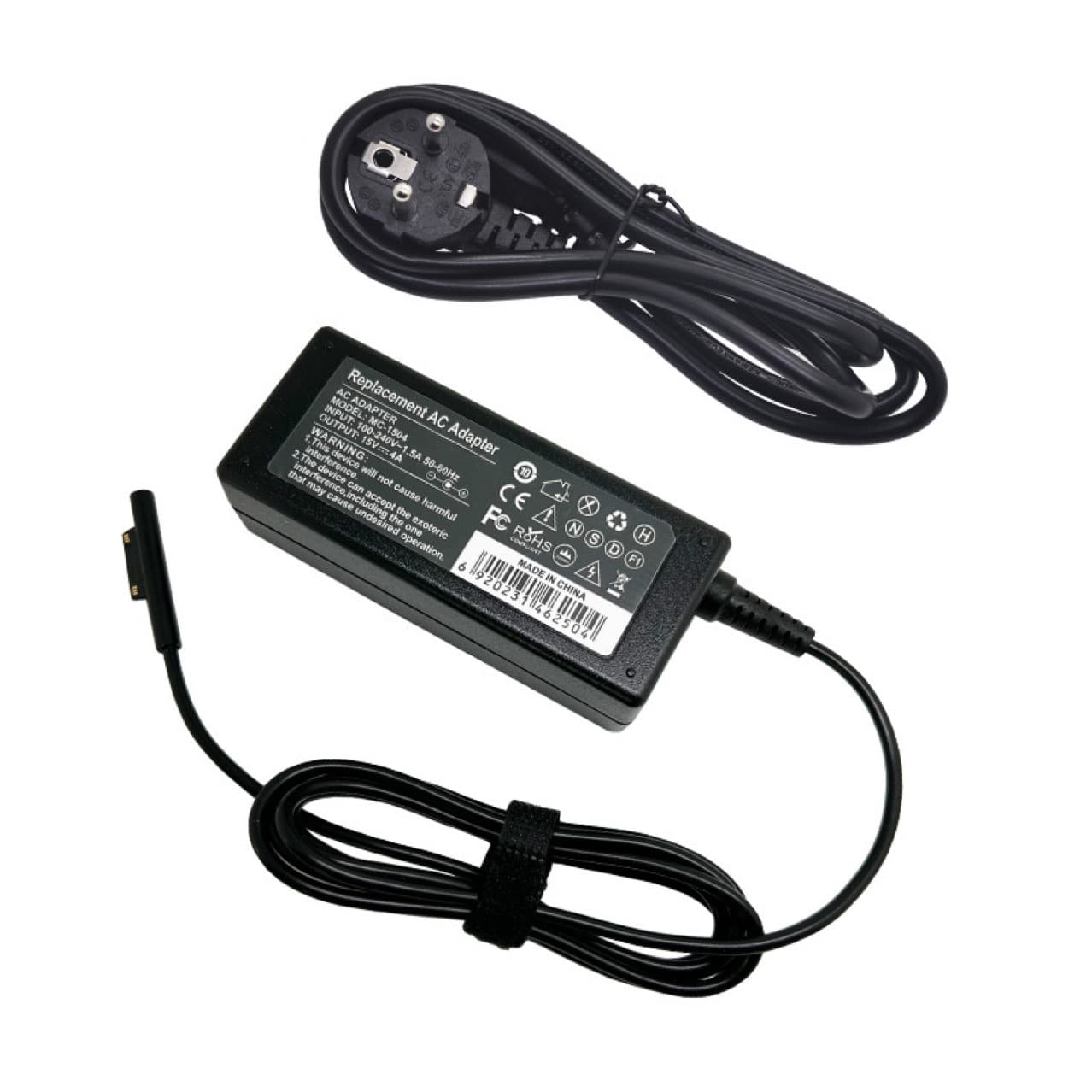Compatible with Microsoft computer charger 65W 15V4A, laptop power 12V2.58A 36W44W for Pro345