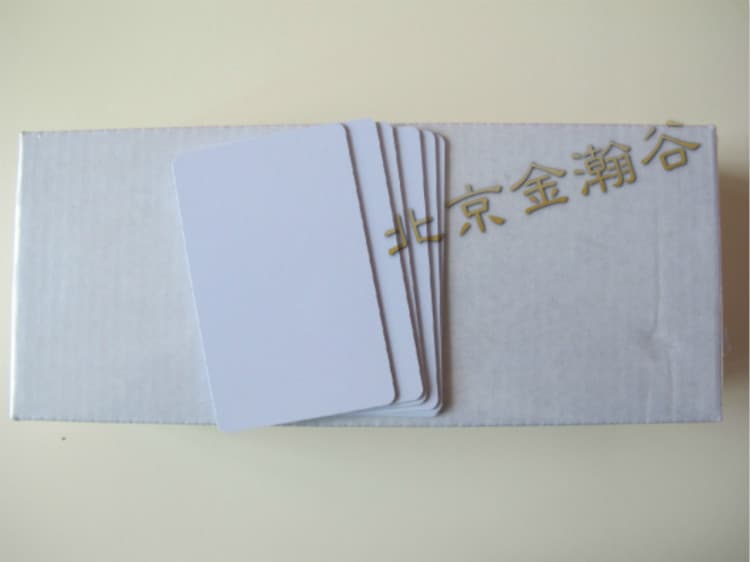 Inkjet direct printing cards, PVC coated cards, double-sided printing cards, direct inkjet cards, 1mm thick thickened white hard cards