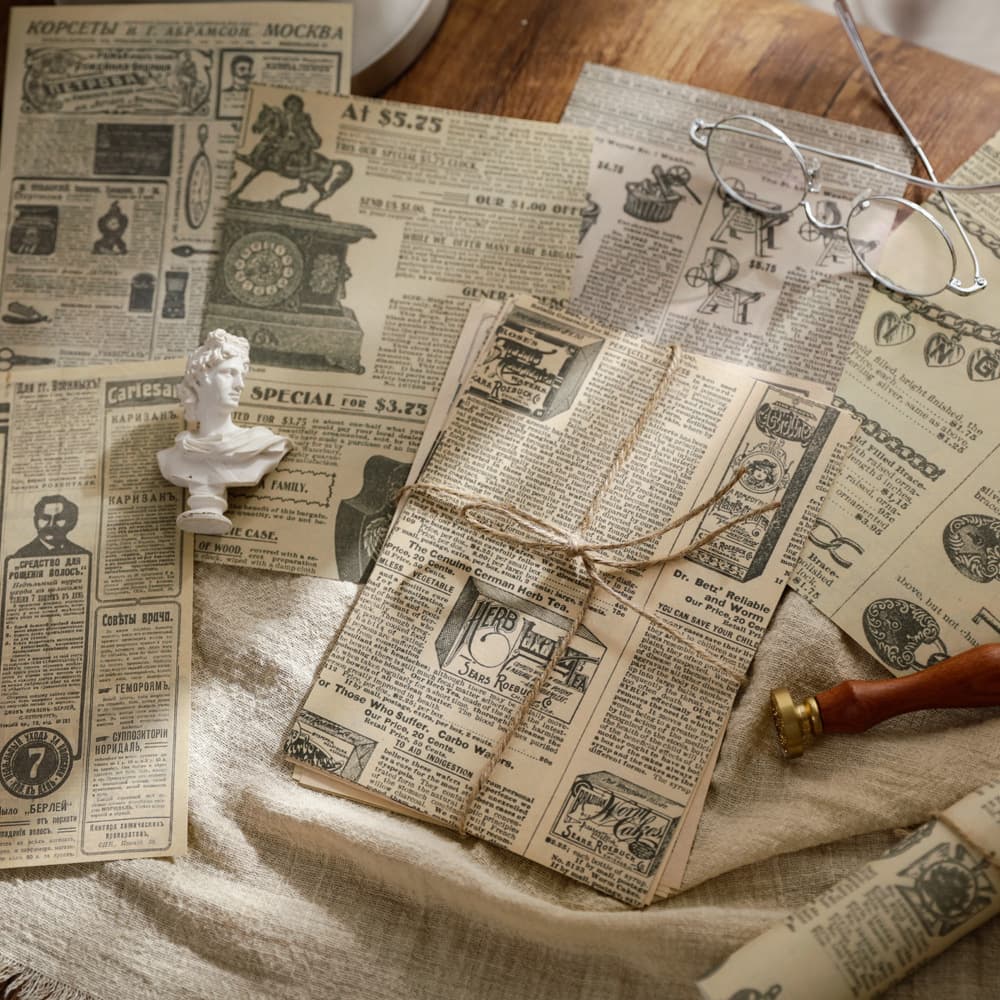 Beixiang Pattern Paper - Classic American Series Creative Vintage Journaling Background Paper