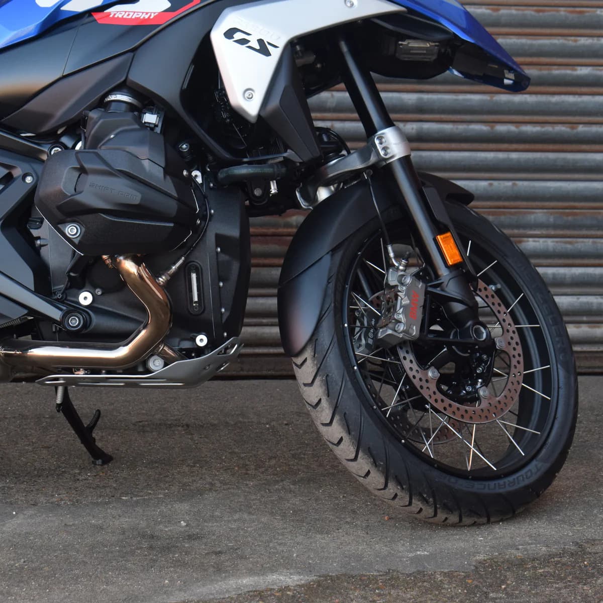 Compatible with BMW R1300GS/ADV Modified Extended Front Fender Mudguard Extension Water Deflector Accessory