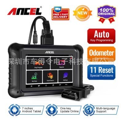 ANCEL DP500 Car Key Programmer IMMO Diagnostic Tool Odometer Adjustment Key Programming Tool