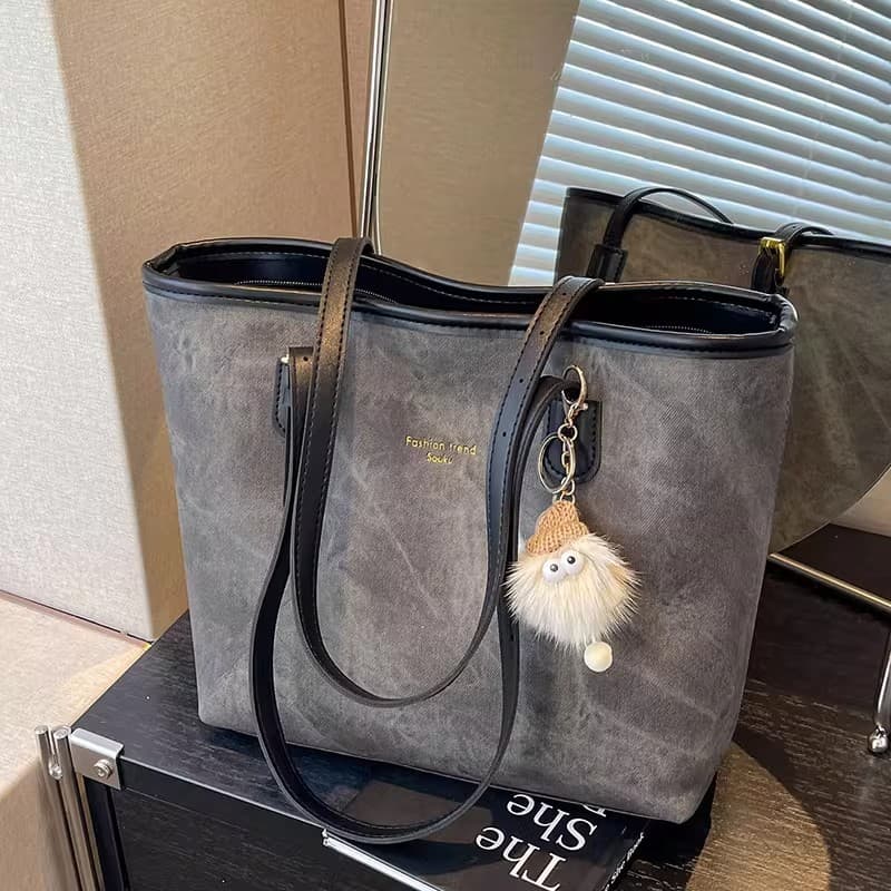 2026 New College Student Commute Tote Bag Premium Fashion Casual One-Shoulder Handbag Large Capacity Women's