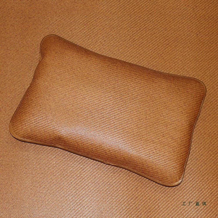 Summer cool mat pillowcase, Indonesian rattan, cool and breathable, no splinters, customizable non-slip for adults and children, single home use