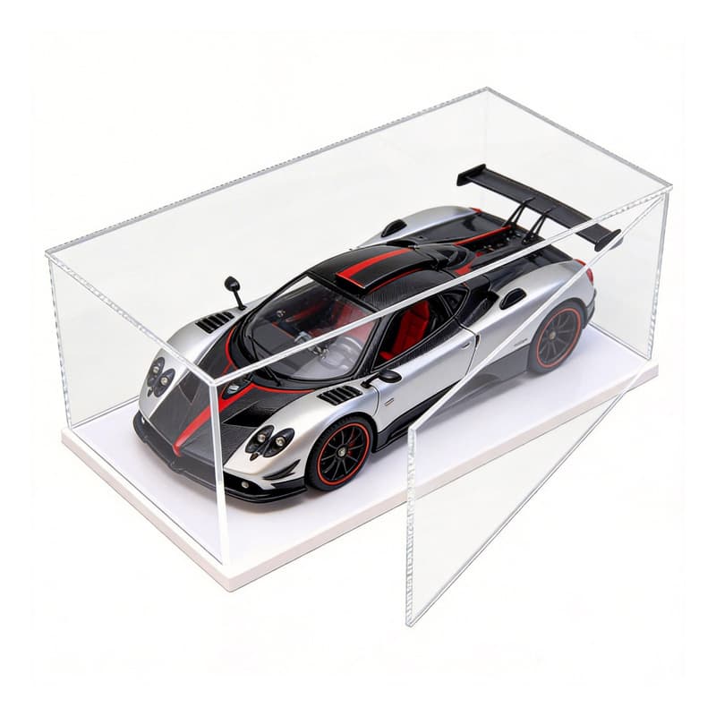 Acrylic display box Lego figures high transparency dust-proof box anime doll storage box building block display cabinet blind box customization