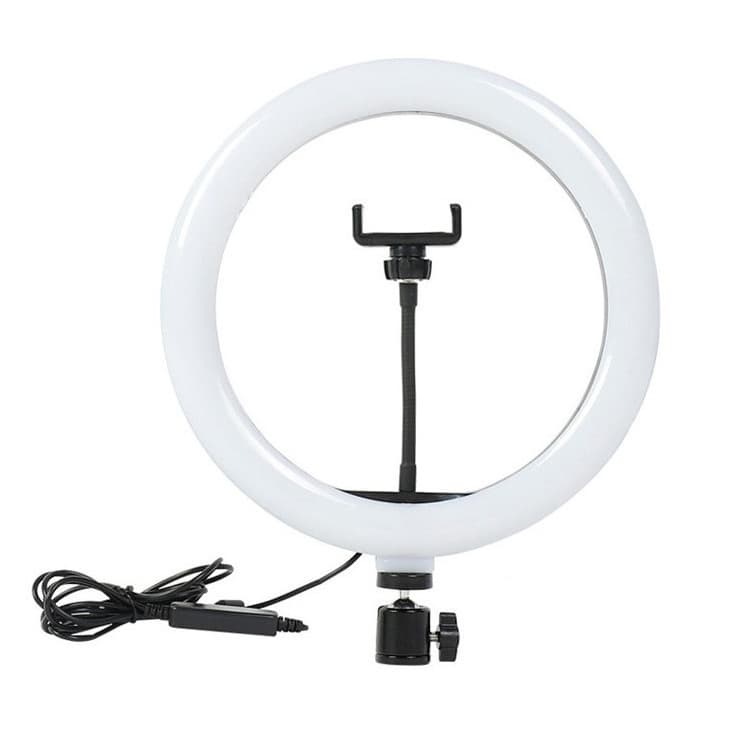 10-inch Live Streaming Ring Light (26cm) LED Beauty Lamp, 12-inch Selfie Photography Light