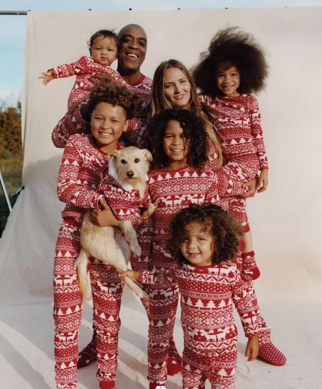 Amazon eBay Hot Selling 2024 Christmas New Style Christmas Print Family Matching Pajama Set
