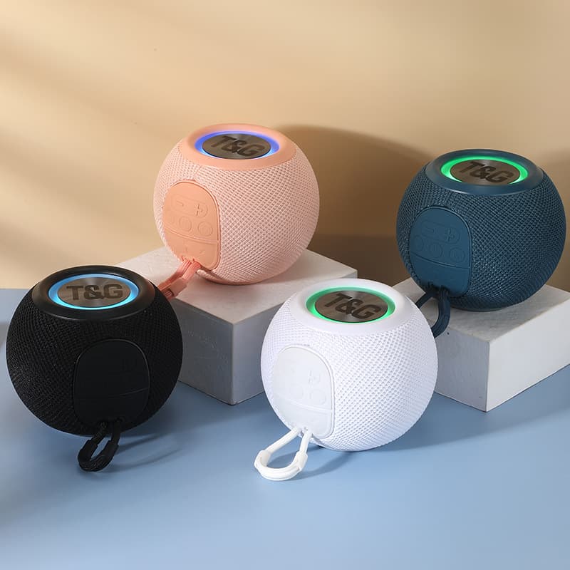 Cross-border Hot Selling tg337 Bluetooth Speaker Desktop Colorful Light Portable Bluetooth Subwoofer