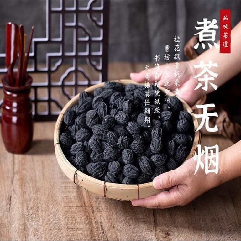 Stove-top tea charcoal, walnut wood charcoal, barbecue charcoal, fruit olive charcoal, smokeless charcoal, black olive charcoal for home use, smokeless barbecue charcoal