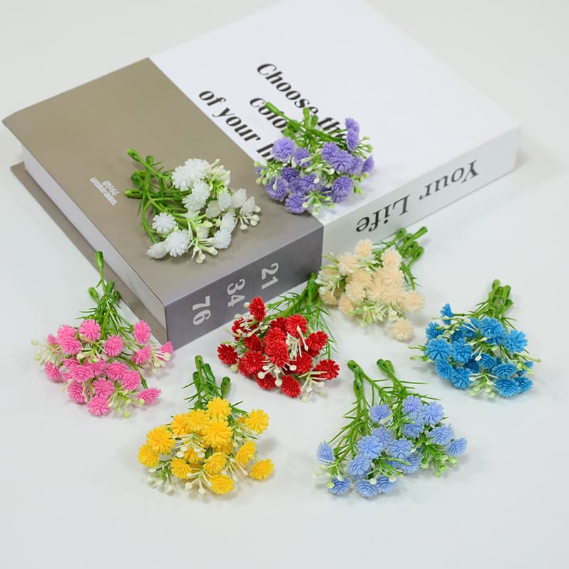 Simulated Flower Soft Glue Gypsophila Flower String Pastoral Outdoor Shooting Flower Simulated Flower Wedding Road Guide Arrangement Auditorium Decoration