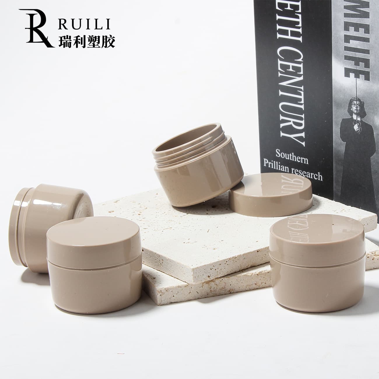 12g Round Nail Gel Refill Bottle, Nail Extension Solid Gel Refill Container, PP Nail Gel Empty Bottle