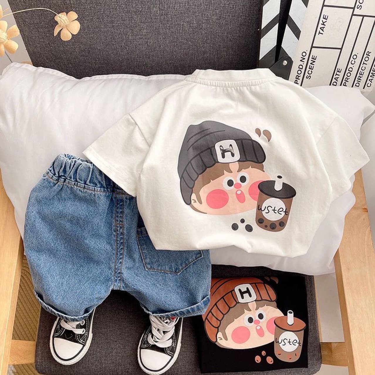 2025 summer new thin children's boys' small and medium children's clothing baby boys' short-sleeved T-shirts pure cotton round neck tops