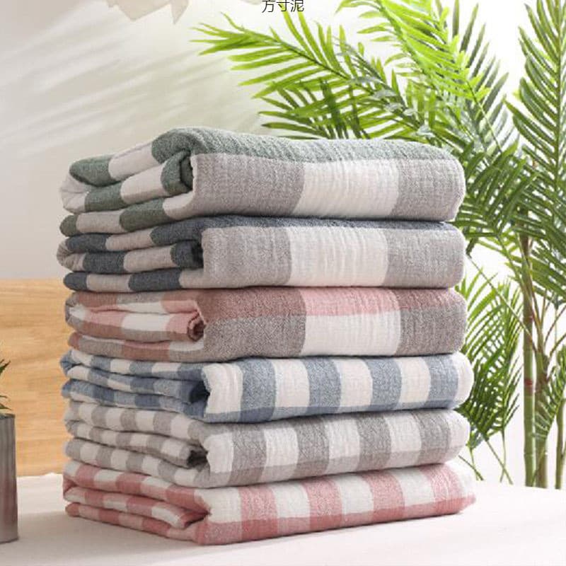 Gauze Towel Blanket, Towel Throw Summer Thin Small Blanket, Office Nap Cover, Air-conditioned Quilt Sheet Wholesale
