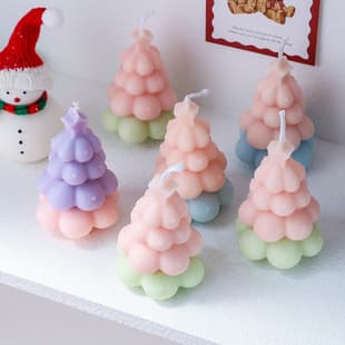 Christmas Scented Candle, Christmas Reindeer Snowman Candle Ornament, Creative Gift, Christmas Candle Souvenir Wholesale