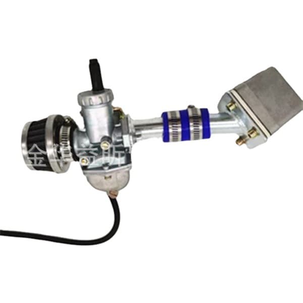 Two-Stroke 80cc Bicycle Engine Modified Carburetor Intake Pipe Air Filter Kit Gasoline Engine Accessories