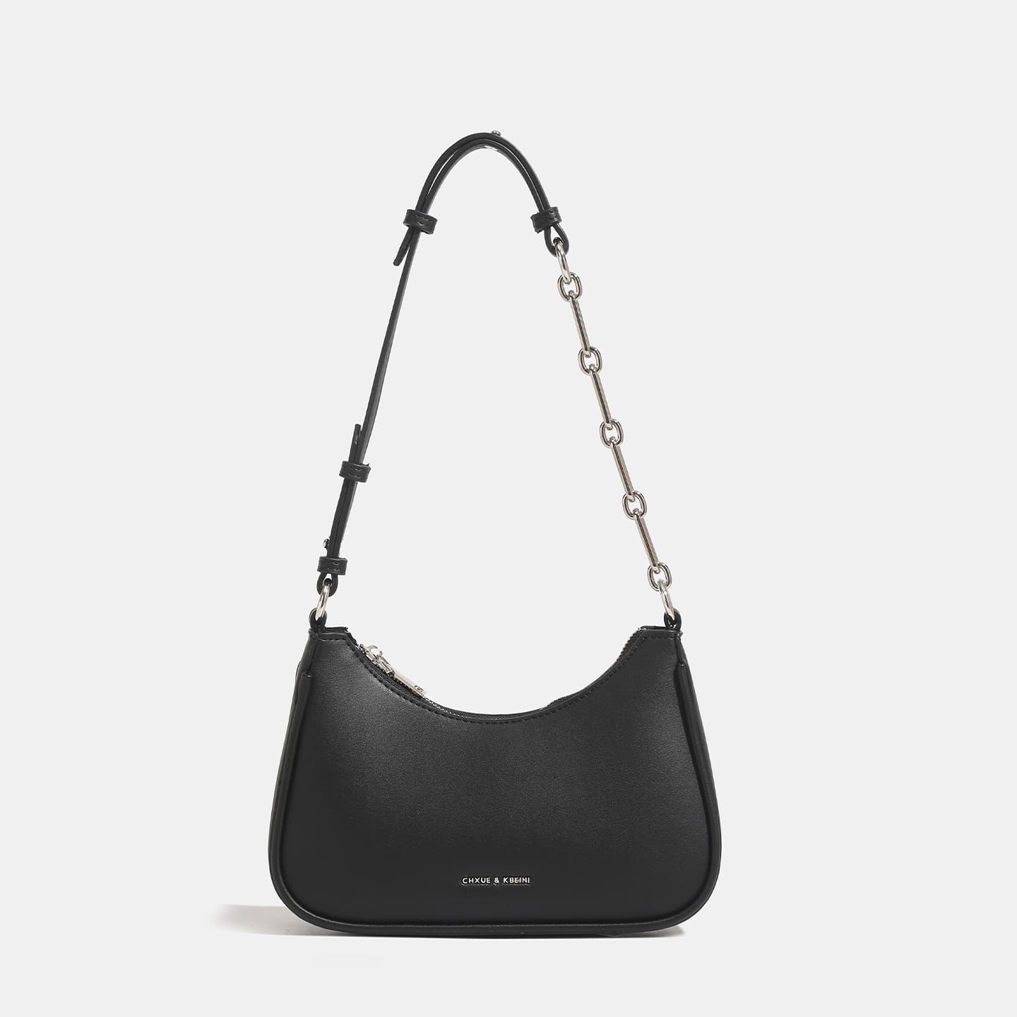 Korean-style casual luxury Chanel-style shoulder crossbody bag, cross-border light luxury fashion versatile underarm crescent women's bag