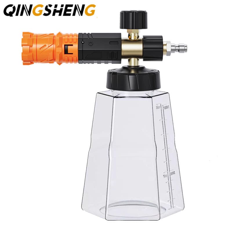 New Cross-Border Foam Cannon High-Pressure Car Wash Gun PA Foam Cannon 1000ml Fan-Shaped Taizhou Foam Sprayer Spray Gun