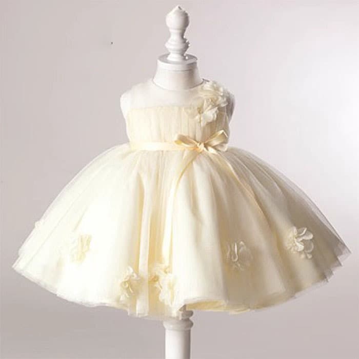 Flower Girl Wedding Dress Tutu Skirt Children's Princess Dress Fashionable Girl Birthday Party Performance Dress Summer