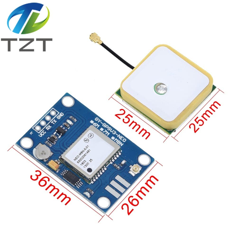 Large Antenna GY-NEO-8M V2 Flight Controller GPS Module with EEPROM MWC APM2.5 Flight Controller
