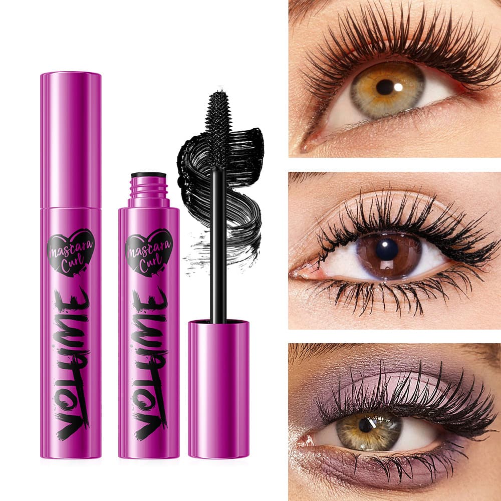 Shedoes cross-border mascara waterproof and sweat-proof thick curling slender non-smudge large capacity four-color mascara