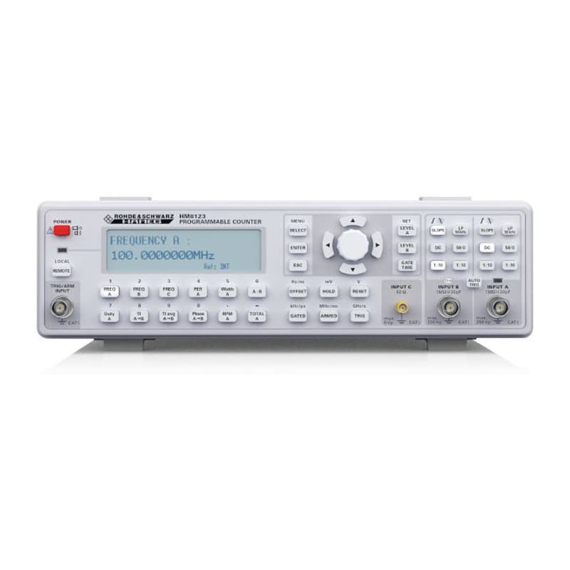 German R&S Rohde & Schwarz R&S®HM8123 Universal Frequency Meter Counter Digital Display