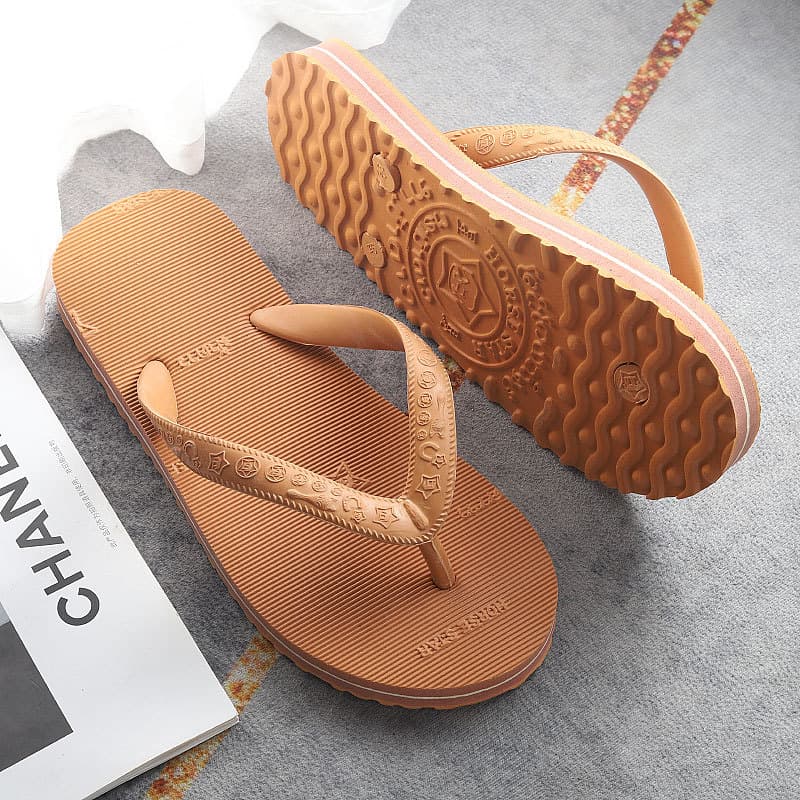 Star Horse Beach Men's Flip Flops Summer Cross-border EVA Export Men's Wholesale Lightweight