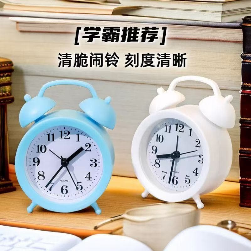 Student Alarm Clock Wake-Up Tool Bedside Alarm New Home Small Clock Plastic Horse Table Wake-Up Alarm