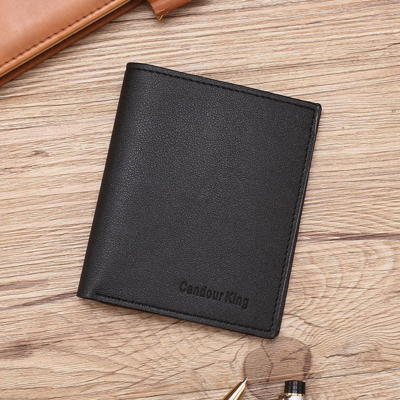 New Men's Ultra-Thin Mini Card Holder Wallet, Multi-Functional Driver's License Leather Case, Multi-Card Slot ID Card Holder Card Clip
