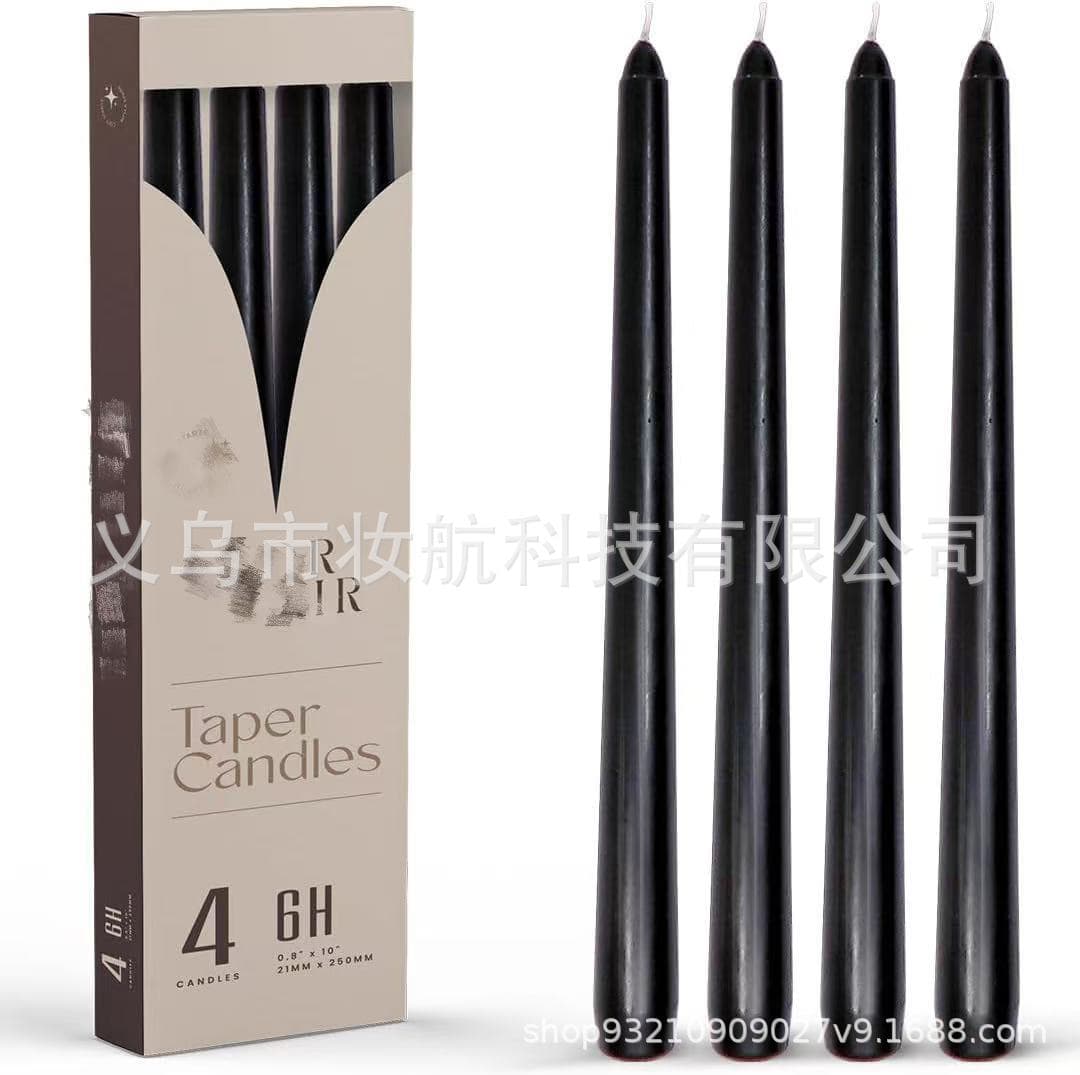 Cross-border Same Style - In Stock Unscented Long Burning Candle Sticks for Winter