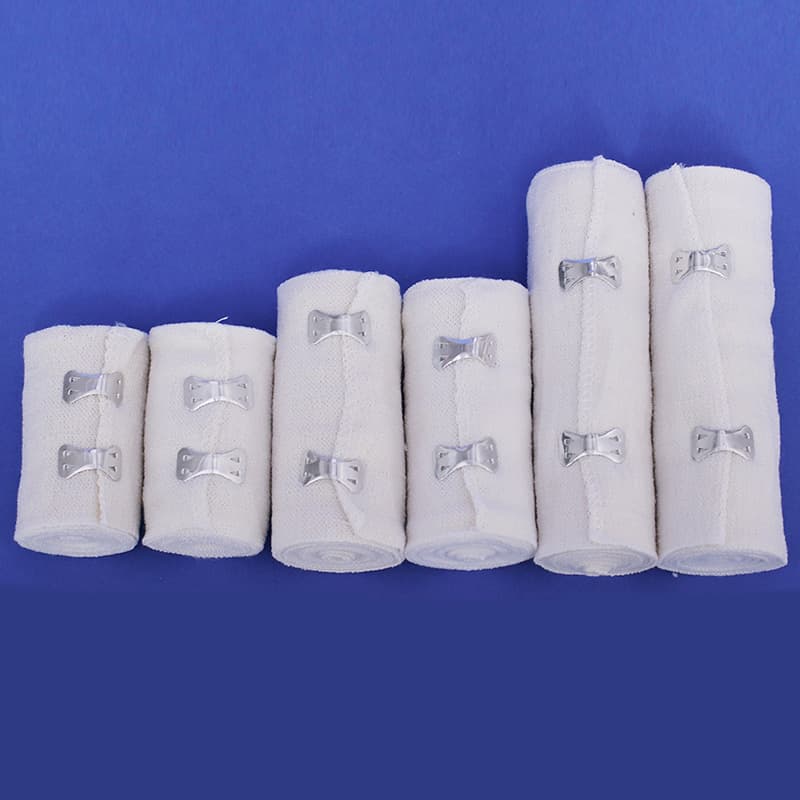 Bare Roll Semi-Finished Products, Simple Packaging, Economical Pure Cotton Plain Elastic Bandages, In Stock, Outdoor Fixation Bandages Manufacturer