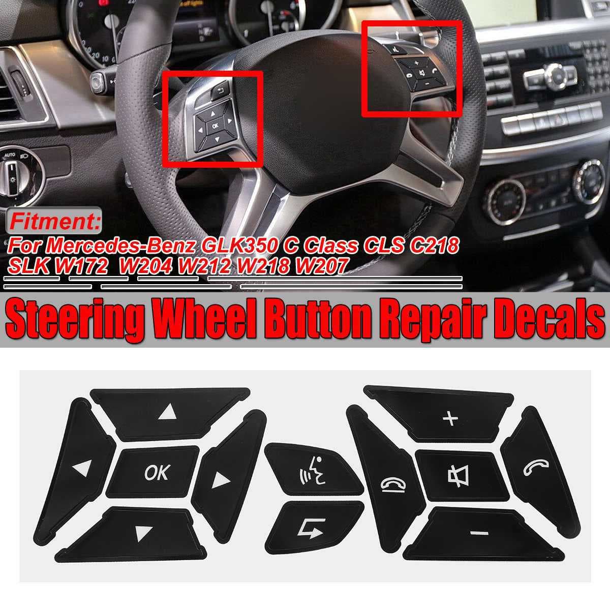 Suitable for Mercedes-Benz GLK350 C-Class CLS C218 SLK W172 W204K steering wheel button repair patch