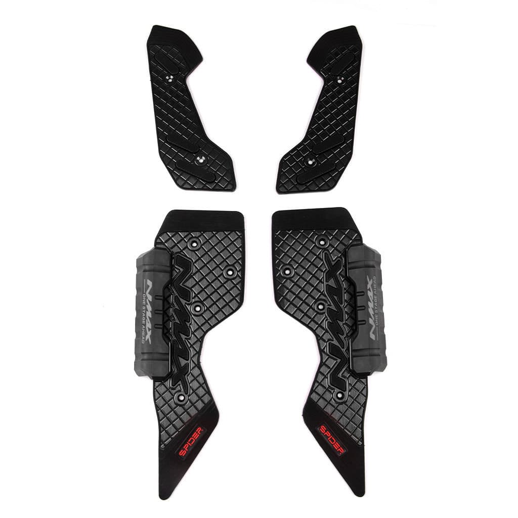 CNC Aluminum Foot Pegs TCS Anti-Slip Pedal Guard for 2020-2024 Yamaha NMAX155