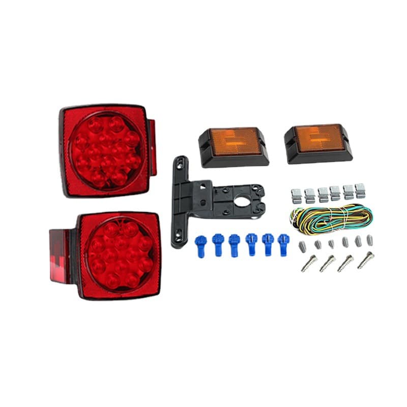 Car Light Kit Square 12V Trailer Tail Light LED RV Truck Tail Light Boat Tail Light eBay Kit