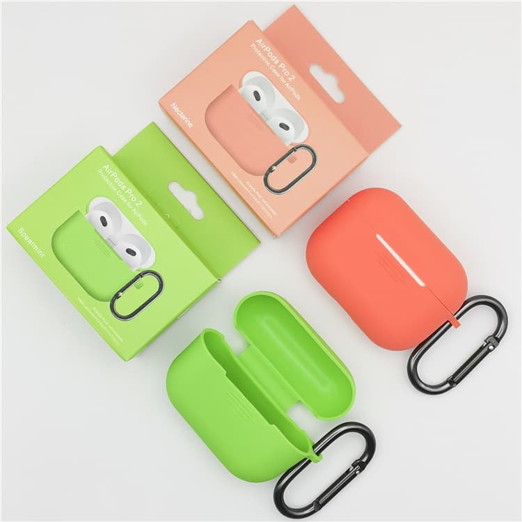 Silicone Protective Case and Shockproof Storage Pouch for Apple AirPods Pro 2 Wireless Bluetooth Earphones, Liquid Design