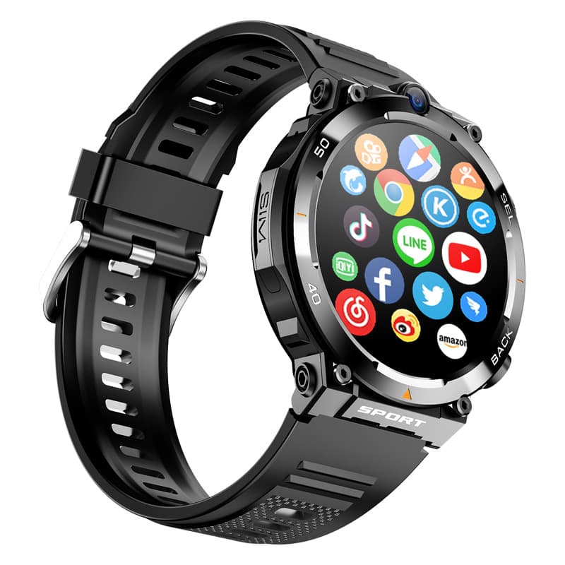 New Cross-border H10 Round Screen Smart Watch NFC Access Control Photo Play Store Flashlight Smartwatch