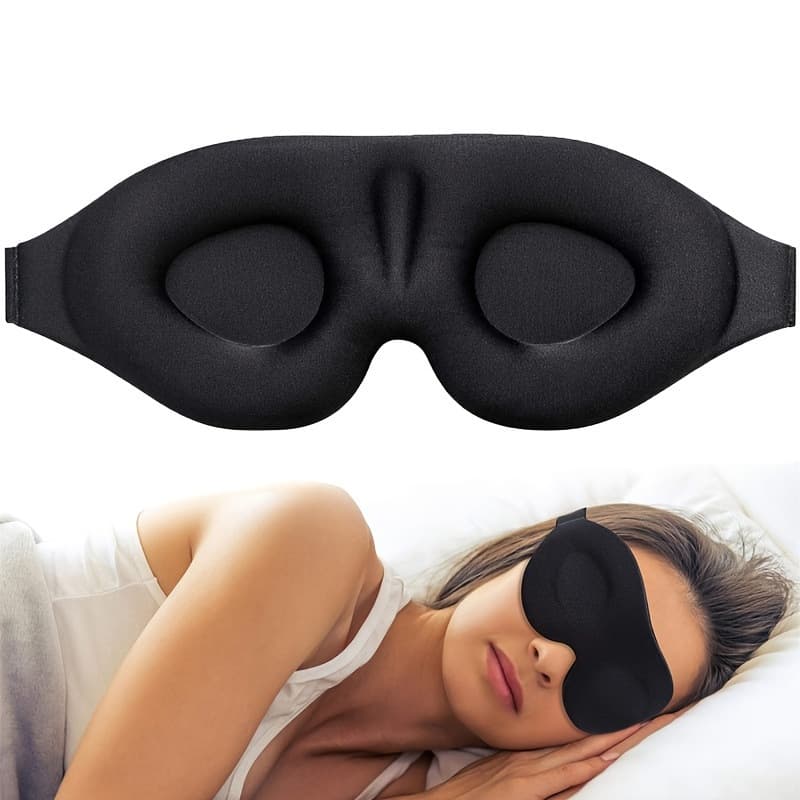 2025 New Cross-Border Dropshipping Men's and Women's 3D Stereo Cup-Shaped Sleeping Eye Mask