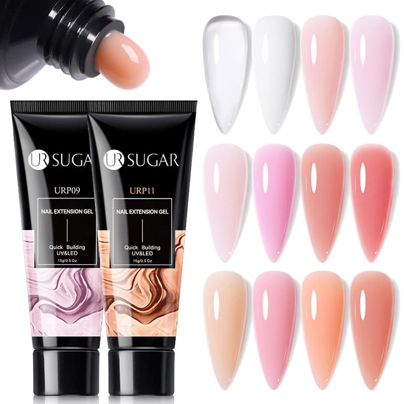 UR SUGAR cross-border new nail extension glue paperless fast crystal extension painless phototherapy glue gel