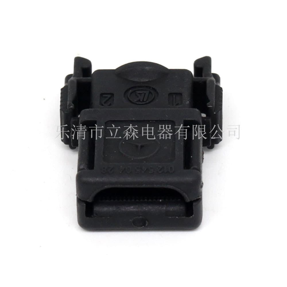 0125450428 2-Pin Mercedes Black Female Plug Electric Cooling Radiator Fan Connector Sensor