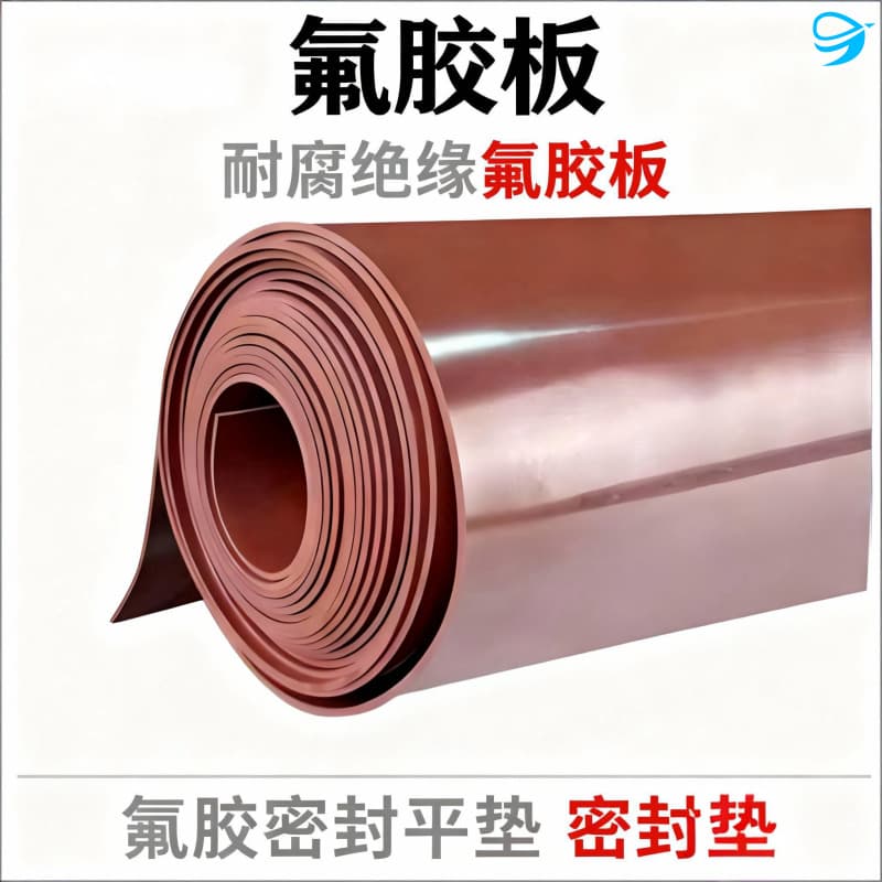Black fluoroelastomer gasket EPDM nitrile rubber gasket fluoroelastomer sheet oil-resistant high-temperature resistant corrosion-resistant rubber sheet