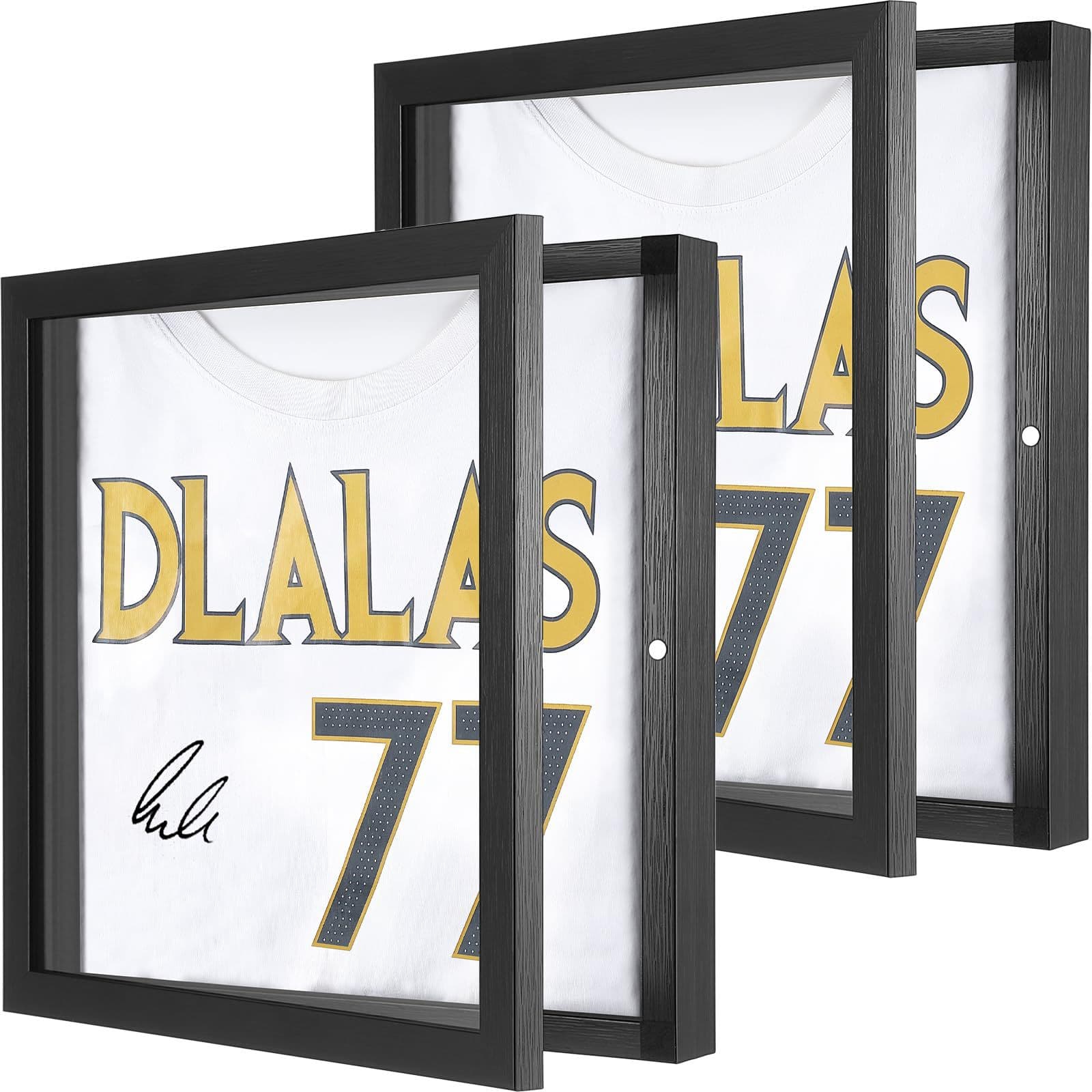 T-Shirt Display Frame, Jersey Display Box with Double-Layer Magnetic Closure, 13x13, 18x14 Inch Shadow Box