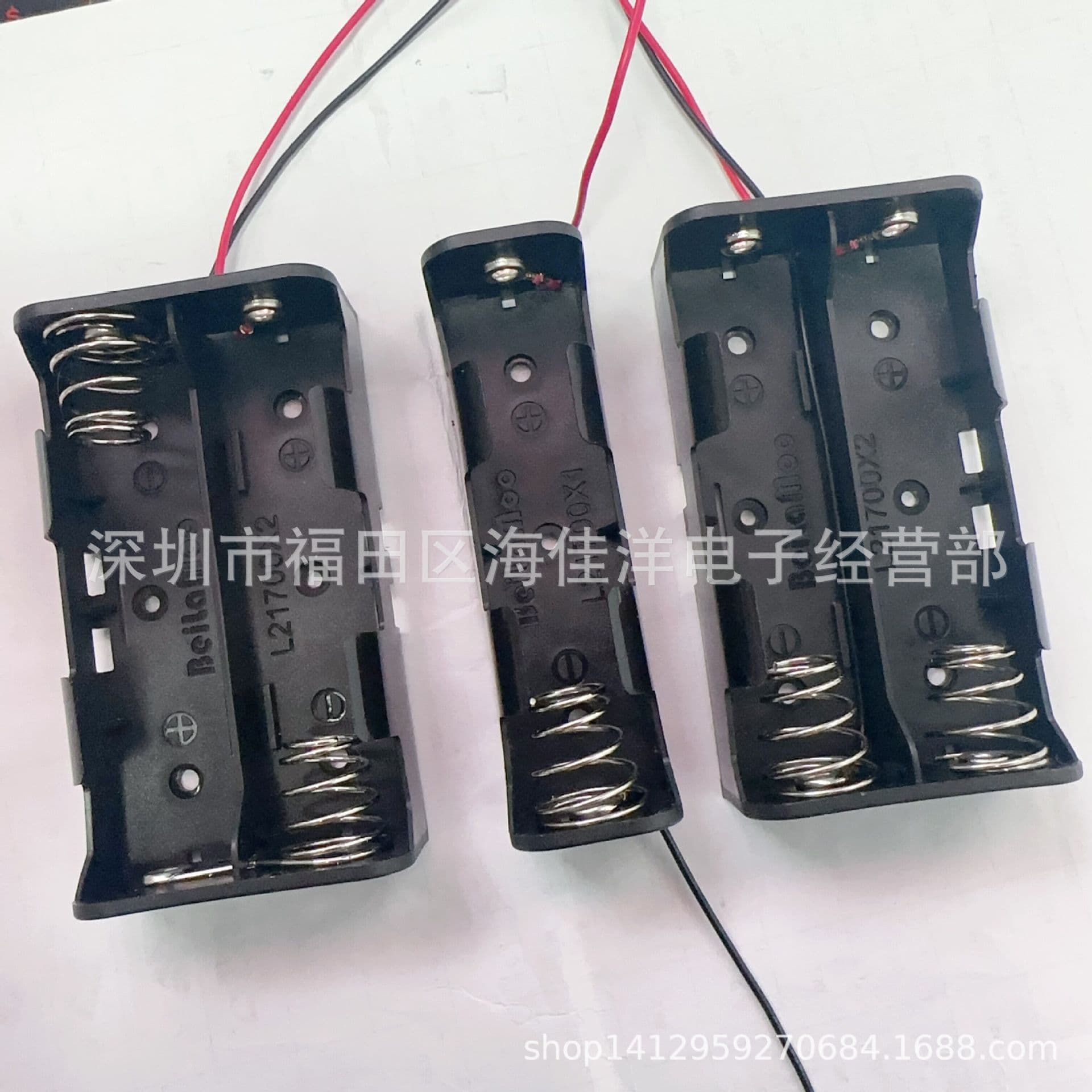 21700 Single/Dual Battery Holder Parallel Series 21700 with Wire 1-Cell 2-Cell Battery Holder Parallel Series