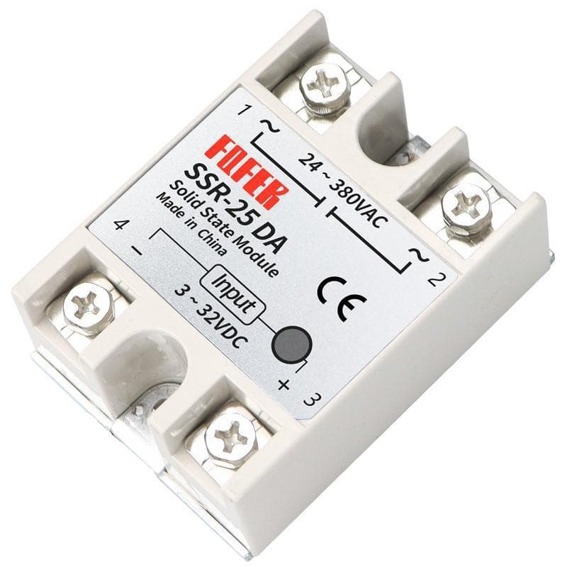 Single-Phase Solid State Relay SSR-25DA 25A 220V 380V DC Control AC 40DA 80D Factory Sales
