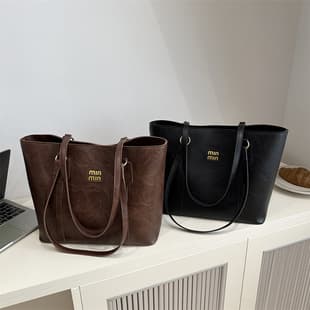 PU Fashionable Large Capacity Bag for Women 2025 Fall Winter New Style Shoulder Bag Niche Commuter Vintage Tote Bag Trendy