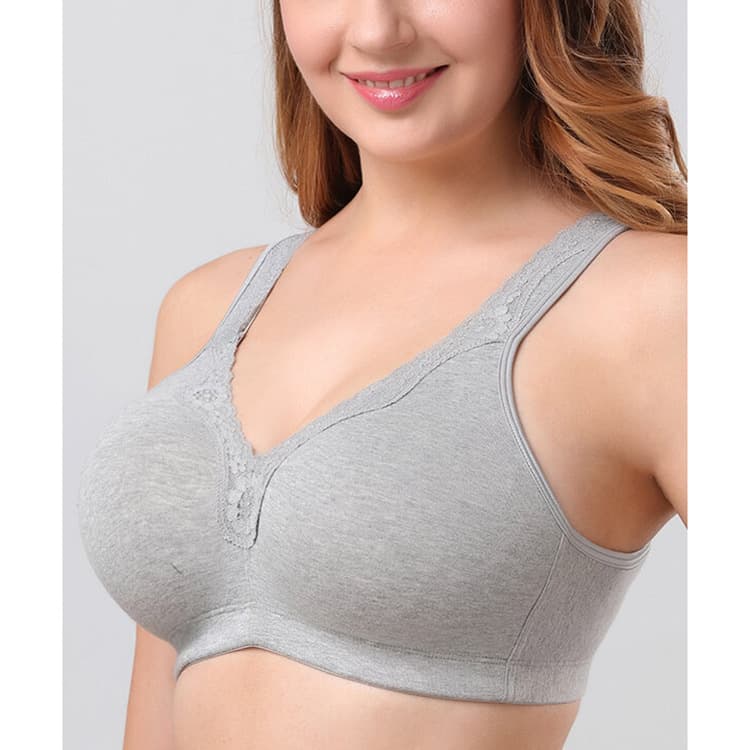 Foreign trade plus-size cotton soft cup bra custom OEM/ODM full package design rapid sampling and shipping