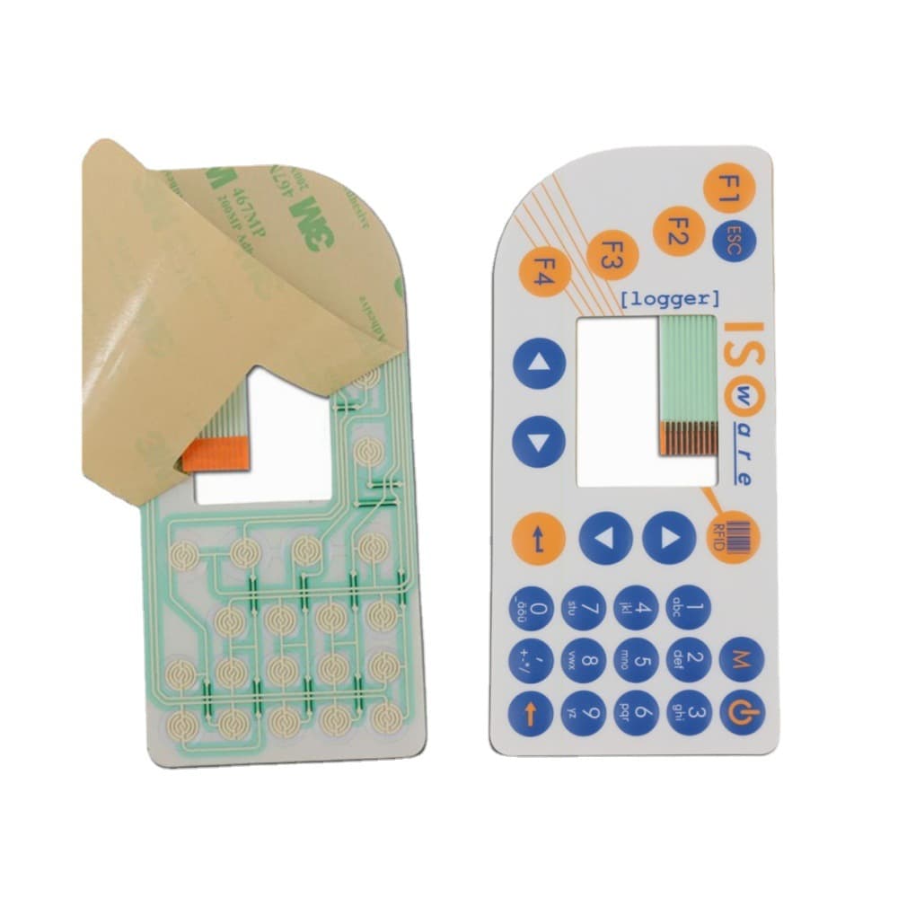 Source Factory Flexible Switch Button Dome Control Membrane Panel PET Silver Circuit Touch
