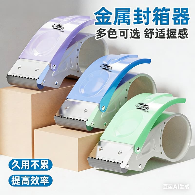 2 inch metal carton sealer tape packer tape cutter express sealing tape machine manual packer